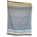 Brushed Wool Striped Blanket