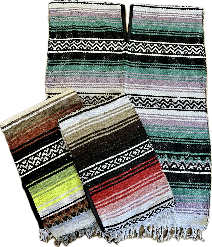 Mexican Blanket Poncho - (SM611)
