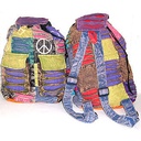 Nepal Peace Sign Backpack - (NP4)