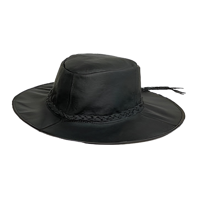 Patch Leather Crazy Hat - (CRAZY)