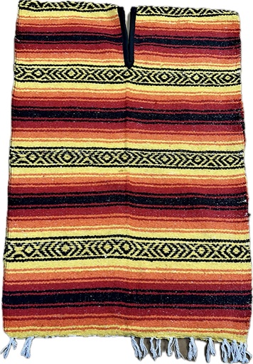 Mexican discount blanket poncho