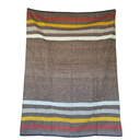 Brushed Striped Wool Blanket