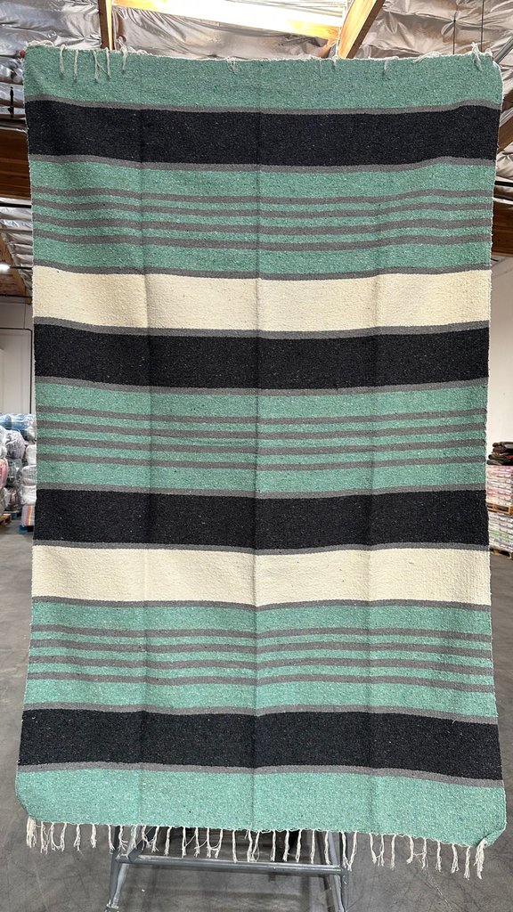 Colorblock Stripe Blanket