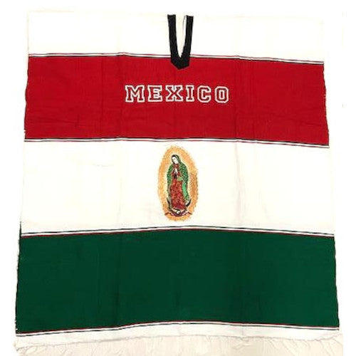 Guadalupe Sarape Poncho - (SM638)*