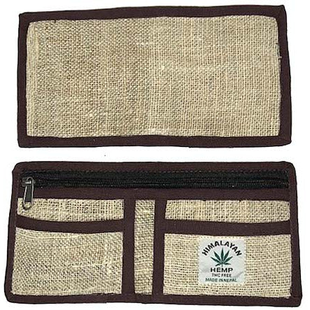 [BG1027-002] Hemp Bifold Wallet - (NP43)