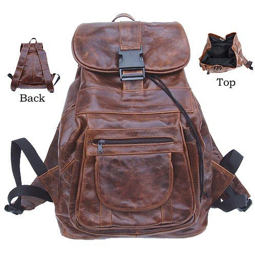 [LE1503-A] Leather Back Pack (SL503)