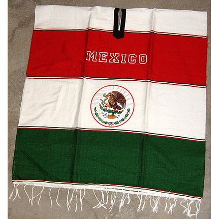 [PN3002-621] Mexican Soccer Poncho - (SM636)