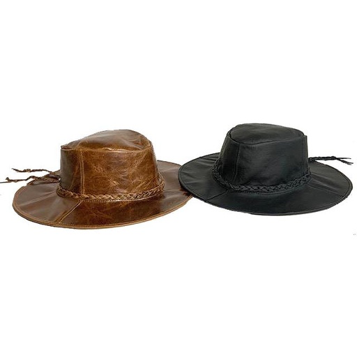 Patch Leather Crazy Hat - (CRAZY)