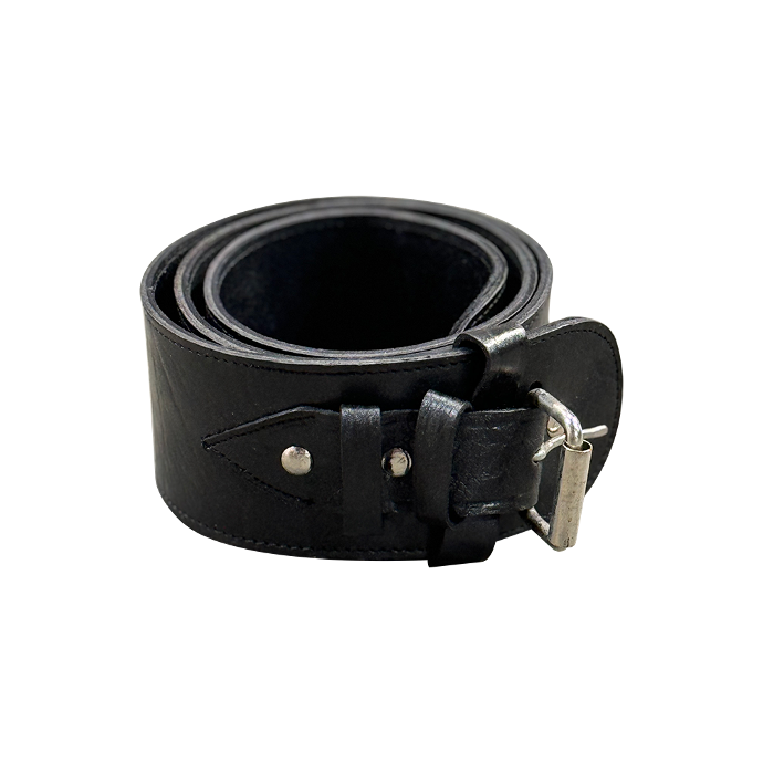 Plain Leather Powder Belt | Sercal